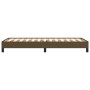 Estructura de cama de tela marrón 90x200 cm de vidaXL, Camas y somieres - Ref: Foro24-346691, Precio: 69,22 €, Descuento: %