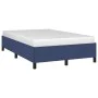 Blue fabric bed frame 120x200 cm by vidaXL, Beds and slatted bases - Ref: Foro24-347056, Price: 118,54 €, Discount: %