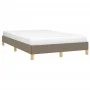 Taupe gray fabric bed frame 120x200 cm by vidaXL, Beds and slatted bases - Ref: Foro24-346806, Price: 107,40 €, Discount: %