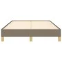 Taupe gray fabric bed frame 120x200 cm by vidaXL, Beds and slatted bases - Ref: Foro24-346806, Price: 107,40 €, Discount: %