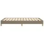 Taupe gray fabric bed frame 120x200 cm by vidaXL, Beds and slatted bases - Ref: Foro24-346806, Price: 107,40 €, Discount: %