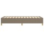 Taupe gray fabric bed frame 80x200 cm by vidaXL, Beds and slatted bases - Ref: Foro24-347121, Price: 98,51 €, Discount: %