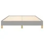 Light gray fabric bed frame 140x200 cm by vidaXL, Beds and slatted bases - Ref: Foro24-346818, Price: 93,30 €, Discount: %
