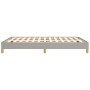 Light gray fabric bed frame 140x200 cm by vidaXL, Beds and slatted bases - Ref: Foro24-346818, Price: 103,25 €, Discount: %