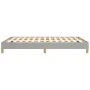 Light gray fabric bed frame 140x200 cm by vidaXL, Beds and slatted bases - Ref: Foro24-346818, Price: 93,30 €, Discount: %