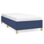 Black fabric bed frame 100x200 cm by vidaXL, Beds and slatted bases - Ref: Foro24-347147, Price: 74,46 €, Discount: %
