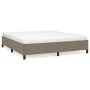 Taupegrauer Bettrahmen aus Stoff, 180 x 200 cm von vidaXL, Betten und Lattenroste - Ref: Foro24-347086, Preis: 154,96 €, Raba...