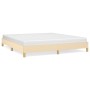 Cream fabric bed frame 180x200 cm by vidaXL, Beds and slatted bases - Ref: Foro24-346839, Price: 130,92 €, Discount: %