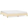 Cream fabric bed frame 180x200 cm by vidaXL, Beds and slatted bases - Ref: Foro24-346839, Price: 127,55 €, Discount: %