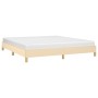 Cream fabric bed frame 180x200 cm by vidaXL, Beds and slatted bases - Ref: Foro24-346839, Price: 130,92 €, Discount: %