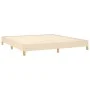 Cream fabric bed frame 180x200 cm by vidaXL, Beds and slatted bases - Ref: Foro24-346839, Price: 127,55 €, Discount: %