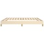 Cream fabric bed frame 180x200 cm by vidaXL, Beds and slatted bases - Ref: Foro24-346839, Price: 130,92 €, Discount: %