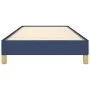 Blue fabric bed frame 90x200 cm by vidaXL, Beds and slatted bases - Ref: Foro24-346792, Price: 70,40 €, Discount: %
