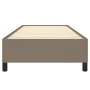 Taupe gray fabric bed frame 90x200 cm by vidaXL, Beds and slatted bases - Ref: Foro24-347038, Price: 102,63 €, Discount: %