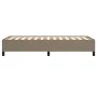 Taupe gray fabric bed frame 90x200 cm by vidaXL, Beds and slatted bases - Ref: Foro24-347038, Price: 102,63 €, Discount: %
