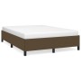 Brown fabric bed frame 140x200 cm by vidaXL, Beds and slatted bases - Ref: Foro24-347069, Price: 121,97 €, Discount: %