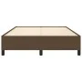 Brown fabric bed frame 140x200 cm by vidaXL, Beds and slatted bases - Ref: Foro24-347069, Price: 120,07 €, Discount: %