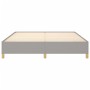 Light gray fabric bed frame 160x200 cm by vidaXL, Beds and slatted bases - Ref: Foro24-347173, Price: 120,92 €, Discount: %