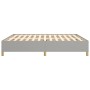 Light gray fabric bed frame 160x200 cm by vidaXL, Beds and slatted bases - Ref: Foro24-347173, Price: 120,92 €, Discount: %