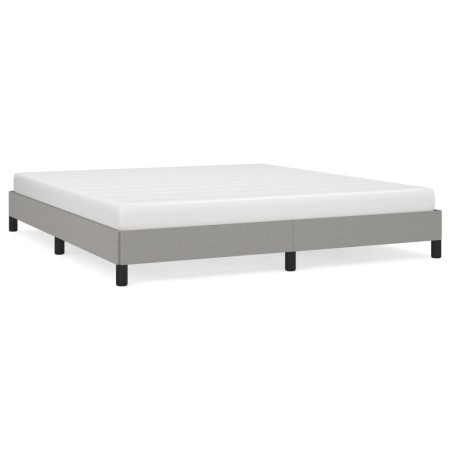 Light gray fabric bed frame 160x200 cm by vidaXL, Beds and slatted bases - Ref: Foro24-346728, Price: 112,83 €, Discount: %