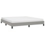 Light gray fabric bed frame 160x200 cm by vidaXL, Beds and slatted bases - Ref: Foro24-346728, Price: 112,83 €, Discount: %