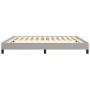 Light gray fabric bed frame 160x200 cm by vidaXL, Beds and slatted bases - Ref: Foro24-346728, Price: 112,83 €, Discount: %