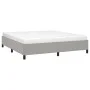 Light gray fabric bed frame 160x200 cm by vidaXL, Beds and slatted bases - Ref: Foro24-347074, Price: 125,97 €, Discount: %