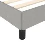 Light gray fabric bed frame 160x200 cm by vidaXL, Beds and slatted bases - Ref: Foro24-347074, Price: 125,97 €, Discount: %