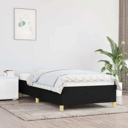 Light gray fabric bed frame 100x200 cm by vidaXL, Beds and slatted bases - Ref: Foro24-347143, Price: 74,46 €, Discount: %