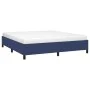 Blauer Stoffbettrahmen 160x200 cm von vidaXL, Betten und Lattenroste - Ref: Foro24-347080, Preis: 124,04 €, Rabatt: %