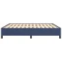 Blue fabric bed frame 160x200 cm by vidaXL, Beds and slatted bases - Ref: Foro24-347080, Price: 124,04 €, Discount: %