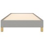 Light gray fabric bed frame 90x200 cm by vidaXL, Beds and slatted bases - Ref: Foro24-346786, Price: 80,16 €, Discount: %