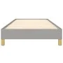 Light gray fabric bed frame 90x200 cm by vidaXL, Beds and slatted bases - Ref: Foro24-346786, Price: 78,86 €, Discount: %