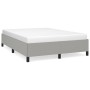 Light gray fabric bed frame 140x200 cm by vidaXL, Beds and slatted bases - Ref: Foro24-347066, Price: 115,39 €, Discount: %