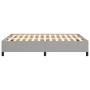 Light gray fabric bed frame 140x200 cm by vidaXL, Beds and slatted bases - Ref: Foro24-347066, Price: 115,39 €, Discount: %