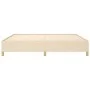 Estructura de cama de tela color crema 200x200 cm de vidaXL, Camas y somieres - Ref: Foro24-347194, Precio: 126,30 €, Descuen...