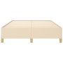 Cream fabric bed frame 140x200 cm by vidaXL, Beds and slatted bases - Ref: Foro24-347170, Price: 124,44 €, Discount: %