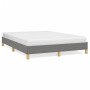 Dark gray fabric bed frame 160x200 cm by vidaXL, Beds and slatted bases - Ref: Foro24-346827, Price: 111,90 €, Discount: %
