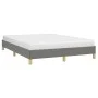 Dark gray fabric bed frame 160x200 cm by vidaXL, Beds and slatted bases - Ref: Foro24-346827, Price: 103,61 €, Discount: %