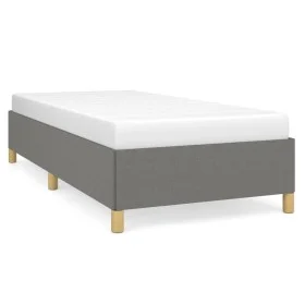 Dark gray fabric bed frame 90x200 cm by vidaXL, Beds and slatted bases - Ref: Foro24-347134, Price: 112,54 €, Discount: %