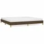 Bettgestell aus dunkelbraunem Stoff, 200 x 200 cm von vidaXL, Betten und Lattenroste - Ref: Foro24-346845, Preis: 114,25 €, R...