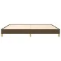 Bettgestell aus dunkelbraunem Stoff, 200 x 200 cm von vidaXL, Betten und Lattenroste - Ref: Foro24-346845, Preis: 114,25 €, R...