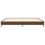 Dark brown fabric bed frame 200x200 cm by vidaXL, Beds and slatted bases - Ref: Foro24-346845, Price: 124,46 €, Discount: %