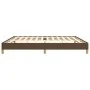 Bettgestell aus dunkelbraunem Stoff, 200 x 200 cm von vidaXL, Betten und Lattenroste - Ref: Foro24-346845, Preis: 114,25 €, R...