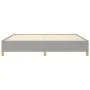 Estructura de cama gris claro tela 200x200 cm de vidaXL, Camas y somieres - Ref: Foro24-347189, Precio: 114,93 €, Descuento: %