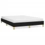 Black fabric bed frame 140x190 cm by vidaXL, Beds and slatted bases - Ref: Foro24-346812, Price: 127,76 €, Discount: %