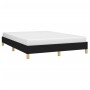 Black fabric bed frame 140x190 cm by vidaXL, Beds and slatted bases - Ref: Foro24-346812, Price: 130,24 €, Discount: %