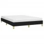 Black fabric bed frame 140x190 cm by vidaXL, Beds and slatted bases - Ref: Foro24-346812, Price: 127,76 €, Discount: %