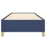 Blue fabric bed frame 80x200 cm by vidaXL, Beds and slatted bases - Ref: Foro24-347123, Price: 88,84 €, Discount: %