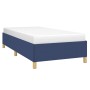 Blue fabric bed frame 90x190 cm by vidaXL, Beds and slatted bases - Ref: Foro24-347131, Price: 67,61 €, Discount: %